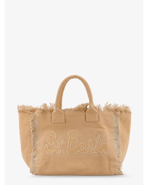 Mc2 Saint Barth Natural Vanity Canvas Shoulder Bag