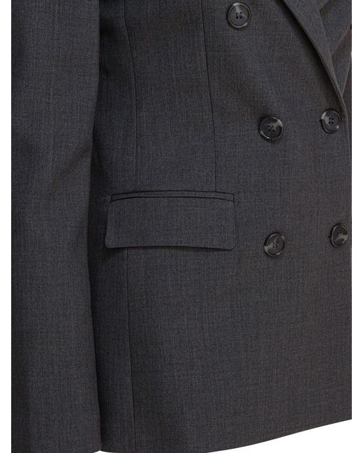 Semler Black Balzer Double-Breasted Jackets And Coats