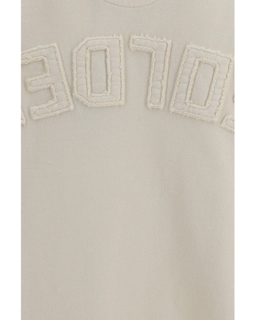 Golden Goose Deluxe Brand White Jersey Capsule Sweatshirt for men