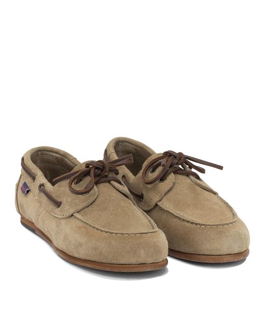 Sebago Brown "Owen" Lace-Up Loafers for men
