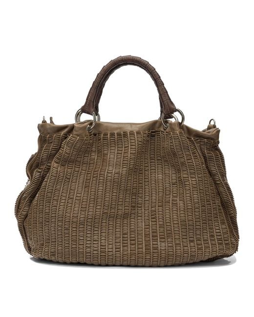 Women's Brown Handbags Beige