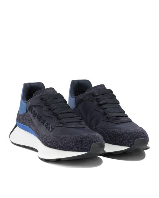 McQueen Blue Sneakers for men