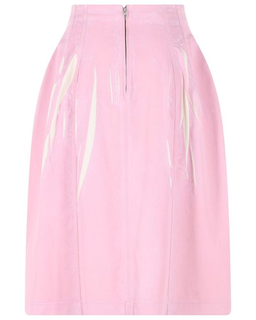 Marni Pink Cotton Skirt