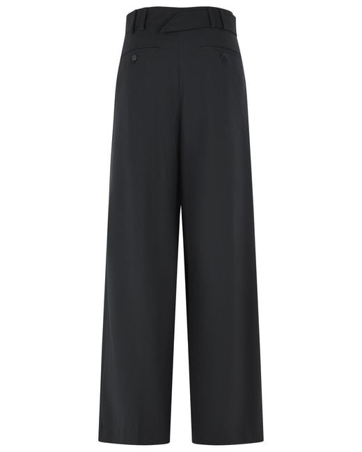Closed Black 'Wes' Wide Pants Stretch Wool