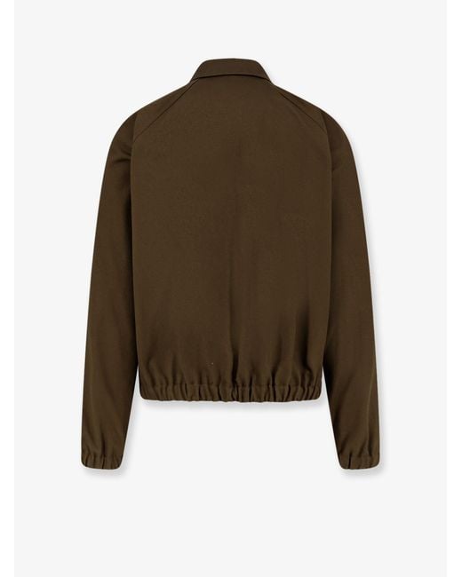Valentino Green Cotton Jacket for men