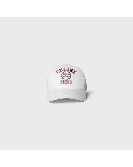 Women's White Triomphe Baseball Cap
