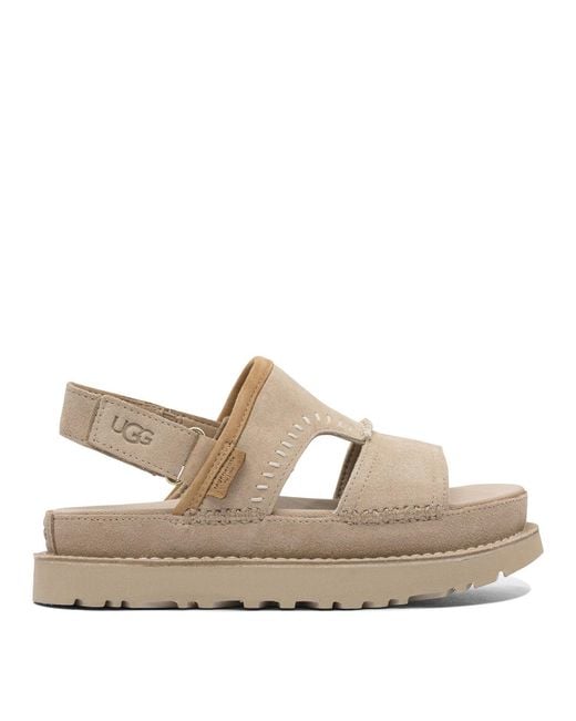 Ugg White "Goldenstar Regenerate" Sandals