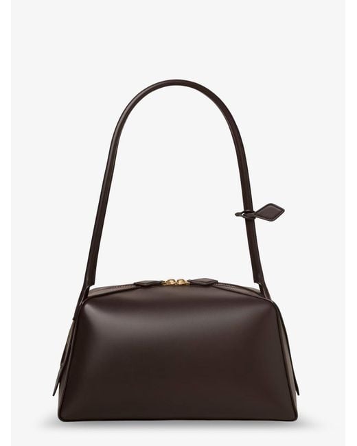Alaïa White Bouledogue Leather Shoulder Bag
