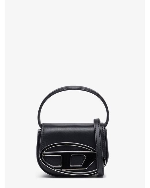 DIESEL Black 1Dr Xs Leather Crossbody Bag