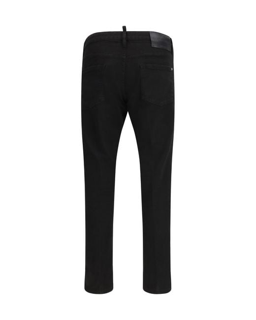 DSquared² Black Denim Jeans for men