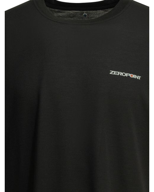 Montbell Black Polyester T-Shirt for men