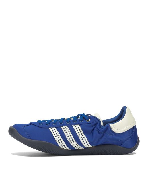 Adidas Originals Blue "Wales Bonner Karintha Lo Satin" Sneakers for men