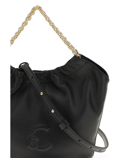 Coccinelle Black Shoulder Bag Smash Leather