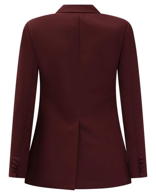 Semler Red Double Breasted Blazer Jacket