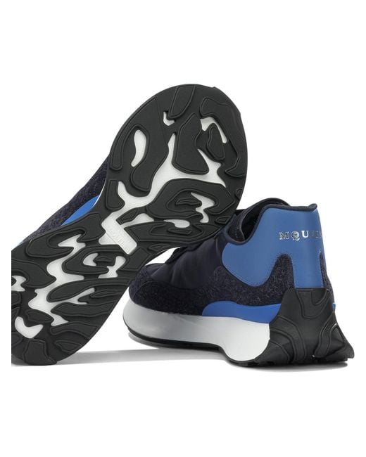 McQueen Blue Sneakers for men
