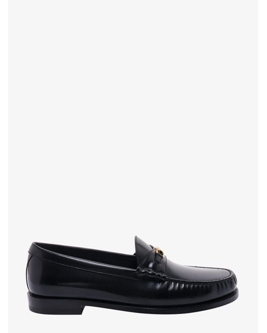 Céline White Triomphe 15 Leather Loafers for men