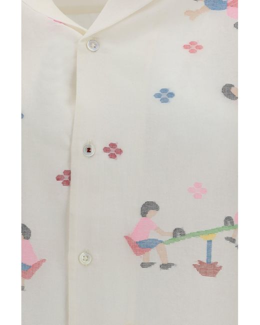 BAZISZT White Cotton Shirt Joy