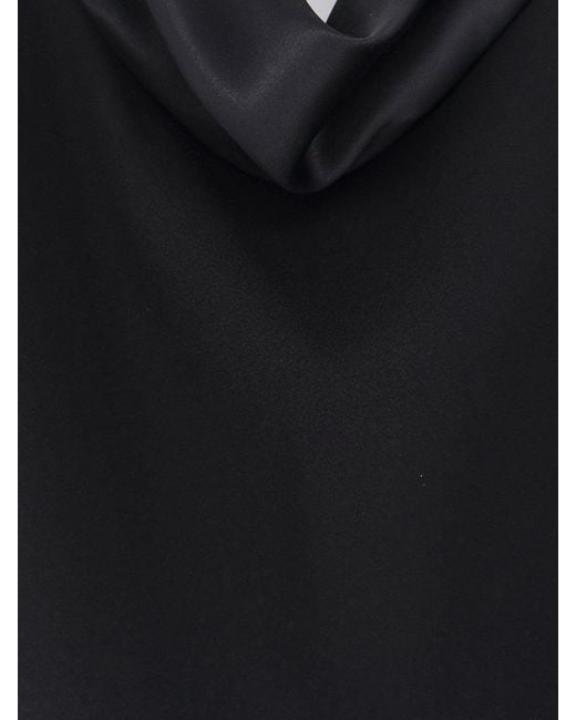 Max Mara Black Dresses Triacetato Poliestere