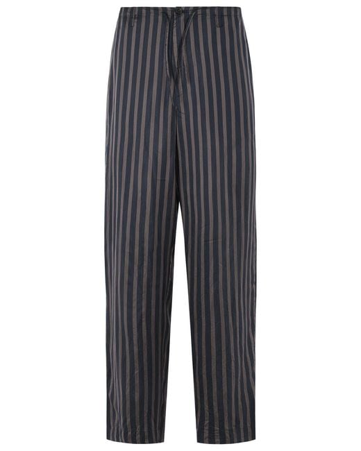 Dries Van Noten Gray 'Penny' Cupro Pants for men