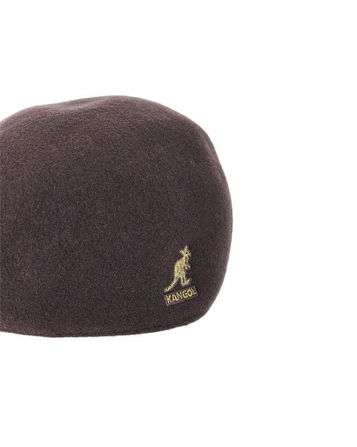 Kangol Black Seamless 507 Wool Cap for men