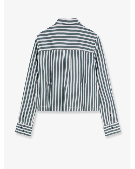 Closed Green Cropped Shirt Classic