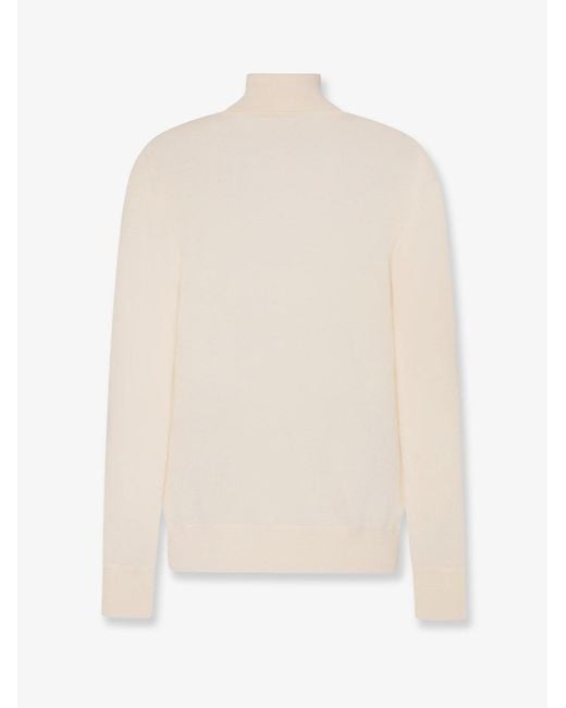 The Row White Cashmere Knitwear