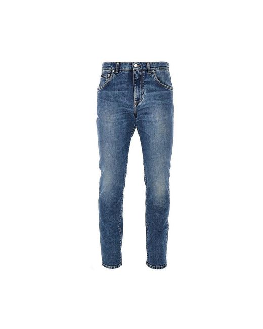 Dolce & Gabbana Blue Dolce&Gabbana Stretch Denim Slim Fit Jeans for men