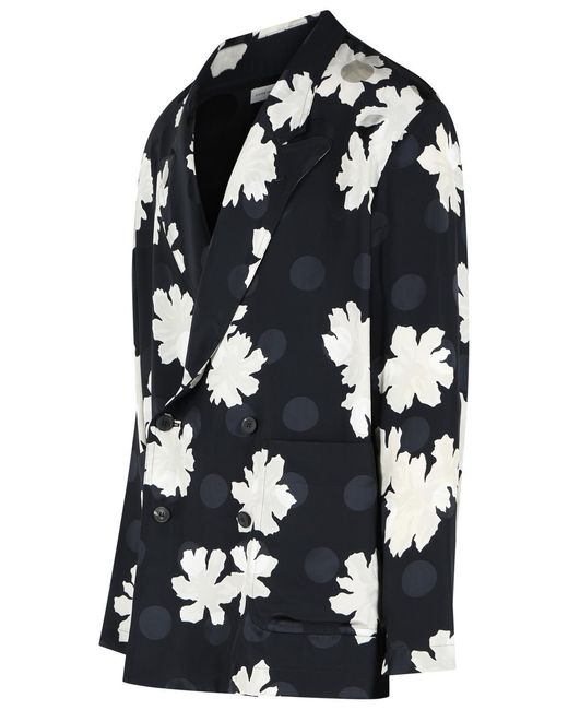 Dries Van Noten Black 'Caplans' Viscose Blazer for men
