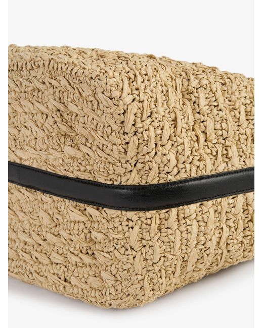 Totême Natural Raffia Shoulder Bag