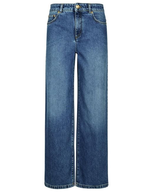 Moschino Blue Cotton Jeans