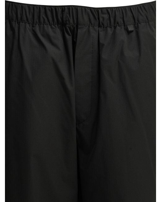 Moncler Black Sports Pants With Logo for men