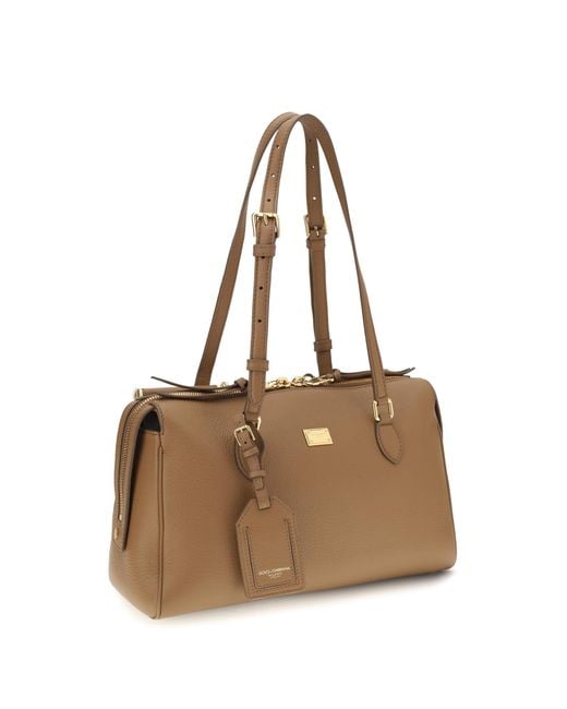 Dolce & Gabbana Natural Dolce & Gabbana Odissea Shoulder Bag