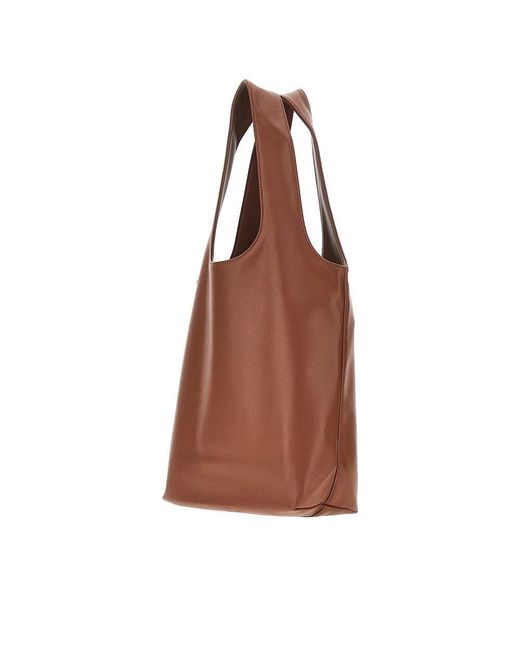A.P.C. Brown Ninon Small Tote Bag
