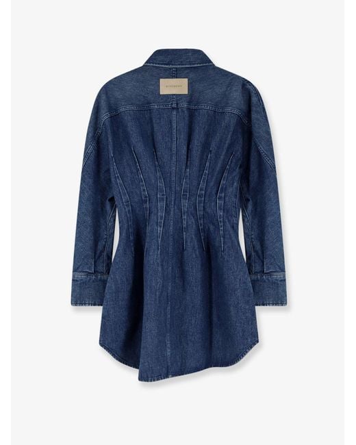 Givenchy Blue Dresses Cotone