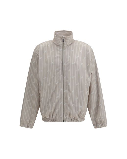Gcds Gray Track Jacket for men