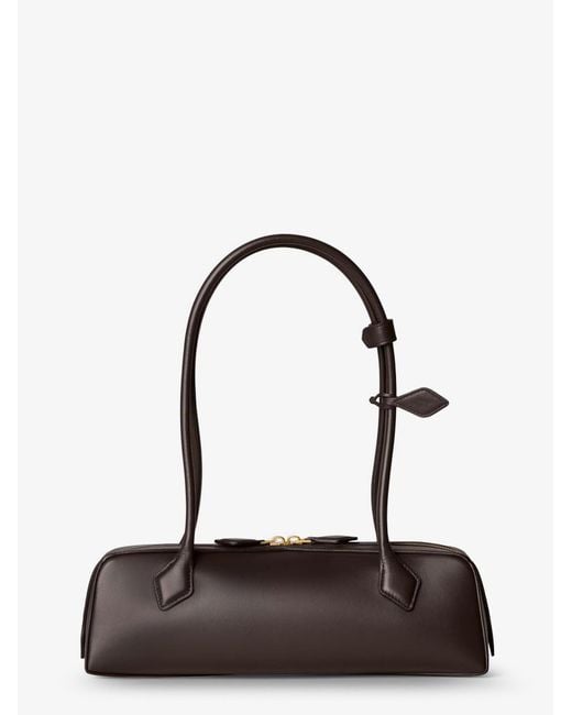Alaïa White Le Teckel Medium Leather Shoulder Bag