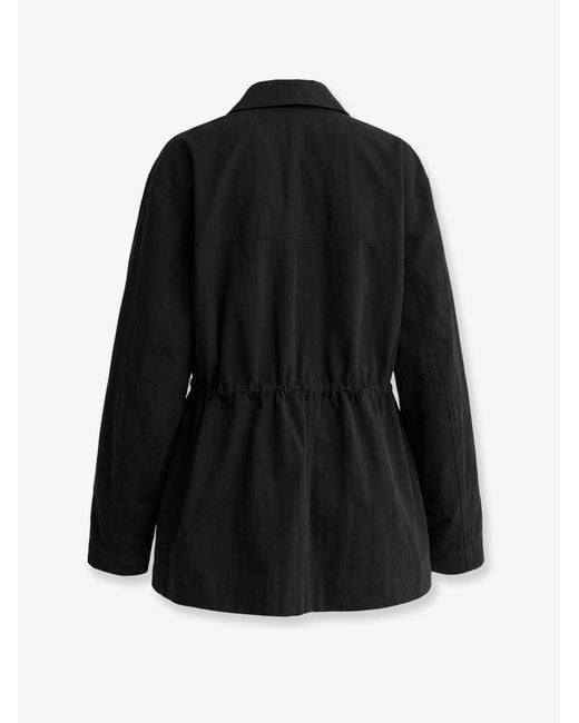 Totême Black Cotton Utility Jacket