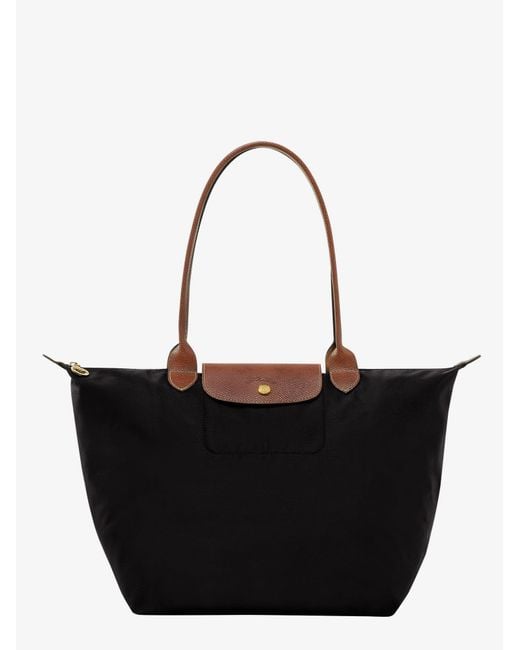 Longchamp Black Le Pliage Nylon Shoulder Bag