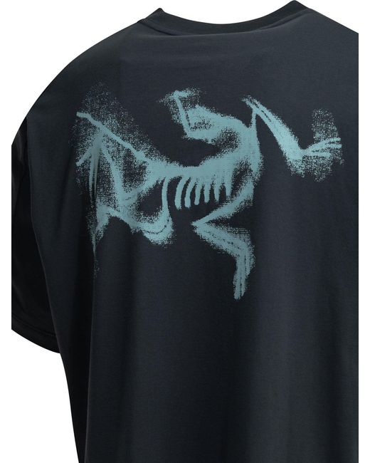 Arc'teryx Black Kragg Sl Crewneck T-Shirt for men