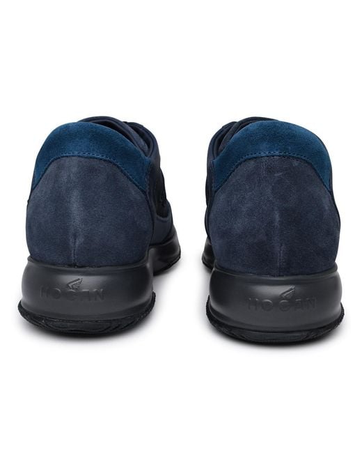 Hogan Blue Lear Sneakers for men
