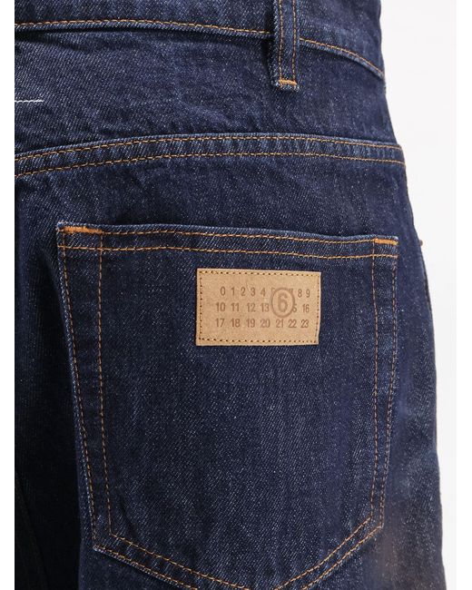 MM6 by Maison Margiela Blue Jeans With Signature Tag