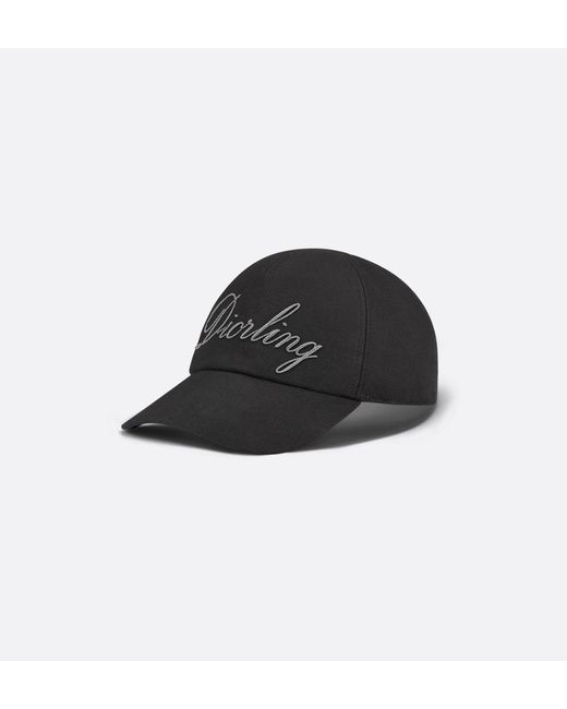 Dior Black Ling Trucker Hat for men