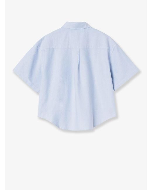 Carhartt Blue S/S Kaia Cotton Shirt