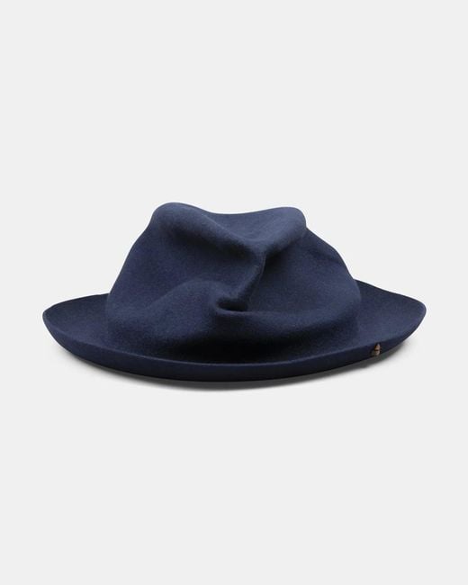 SUPERDUPER Blue Hobo Hat for men