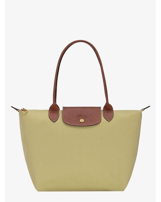 Longchamp Natural Le Pliage Nylon Shoulder Bag