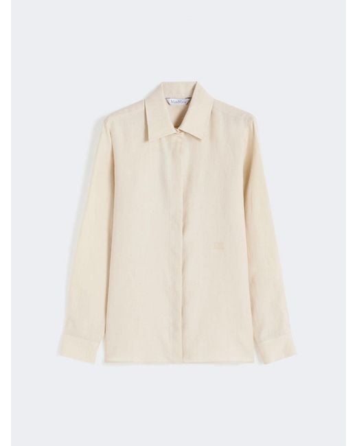 Max Mara White Linen Shirt