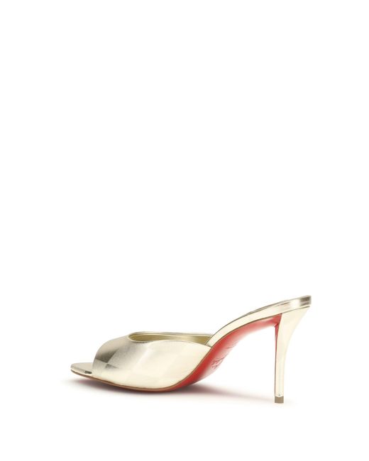 Christian Louboutin White Miss Z Sandals