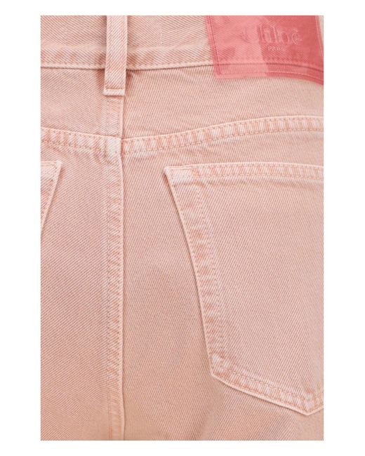 Chloé Pink Chloé Straight-Leg Jeans