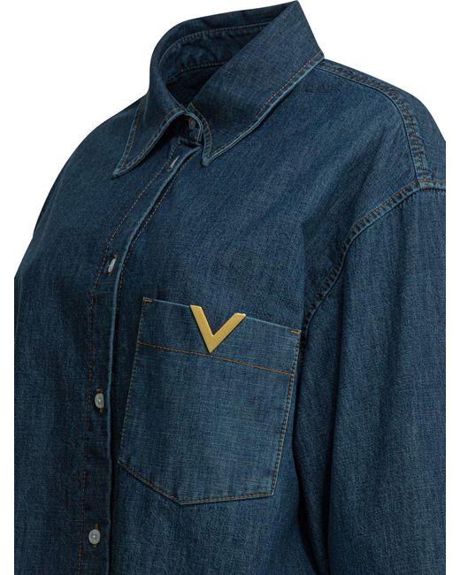 Valentino Blue Shirts