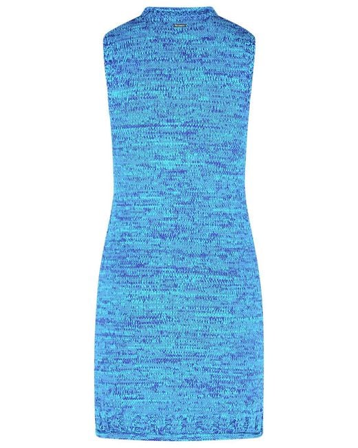 J.W. Anderson Blue 'Space Dye' Cotton Blend Dress